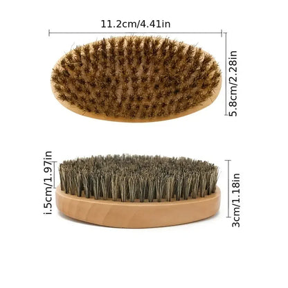 Professional Soft Boar Bristle Beard Brush