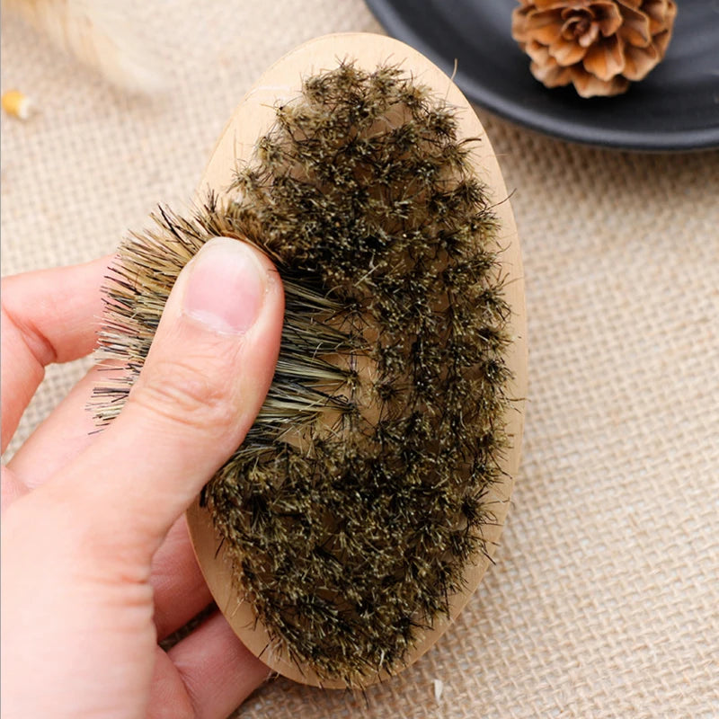 Professional Soft Boar Bristle Beard Brush